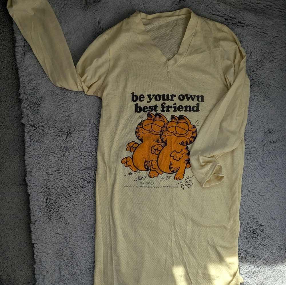 Vintage Garfield Graphic Nightshirt | XS